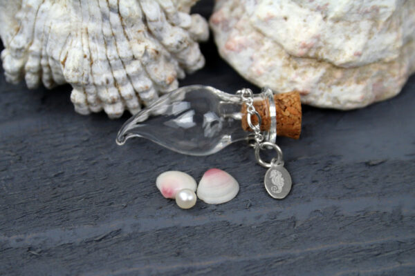 Cultured Pearl With Bottle